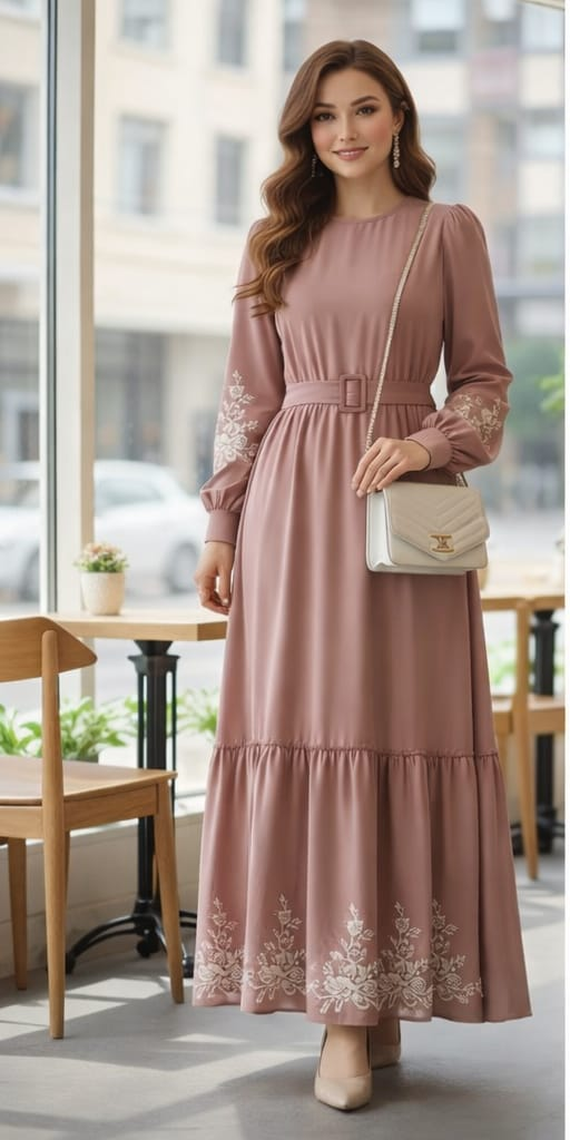 AZME Blush Bloom Everyday Maxi Dress